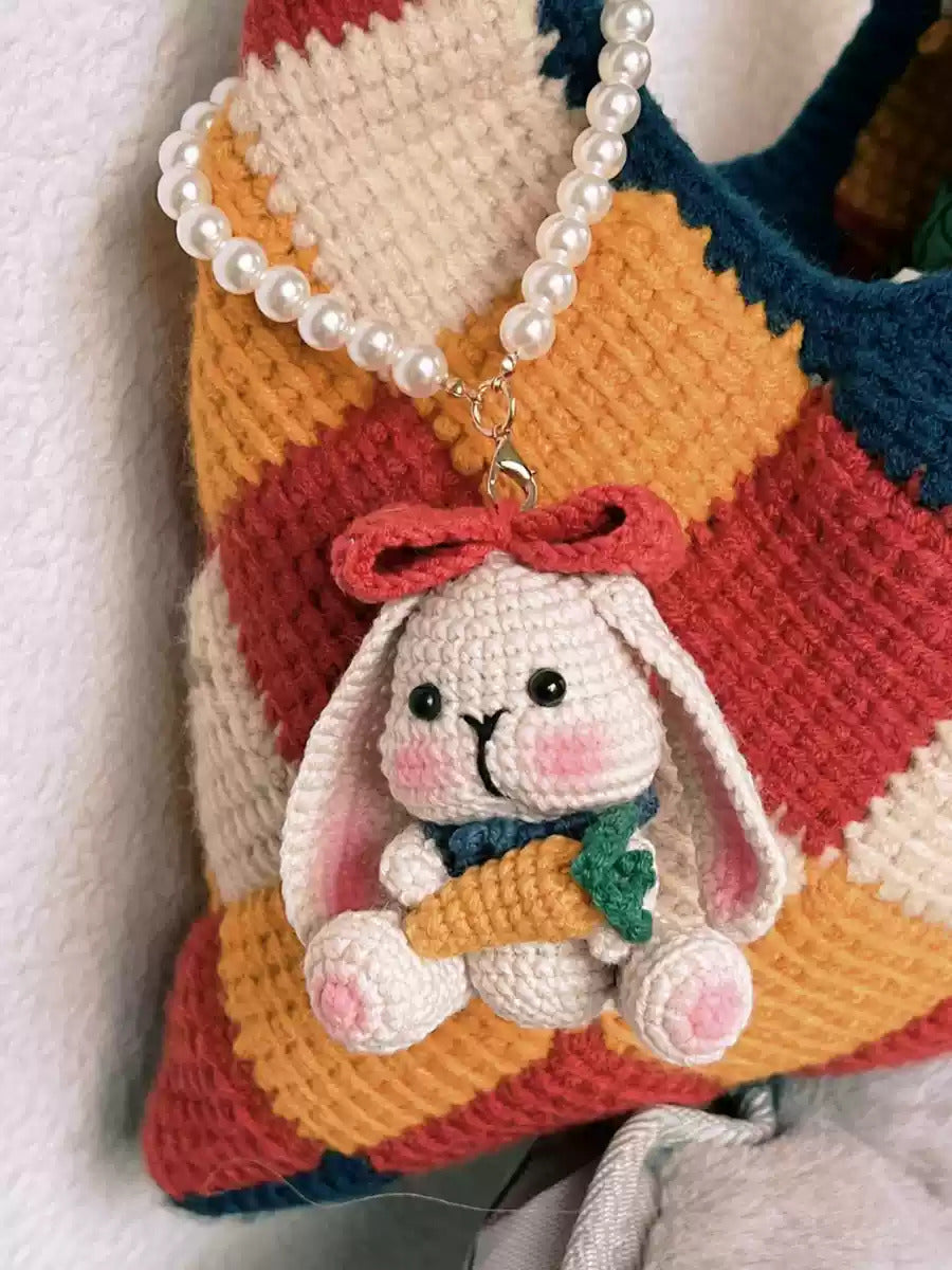 Lop-eared Rabbit Doll | DIY Material Kit | Finished Product | Yarn Casa