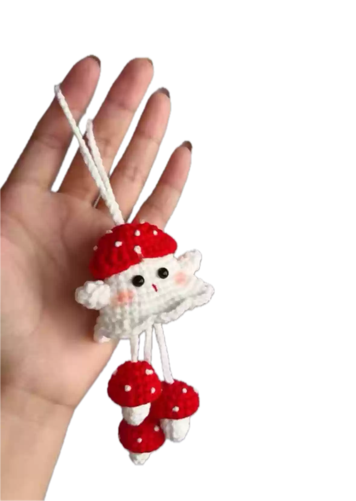 Christmas Woolen Ghost Doll | DIY Material Kit | Handmade Finished Product | Yarn Casa