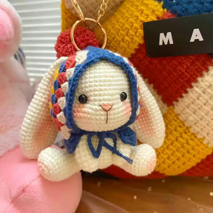 Lop-eared Rabbit Doll | DIY Material Kit | Finished Product | Yarn Casa