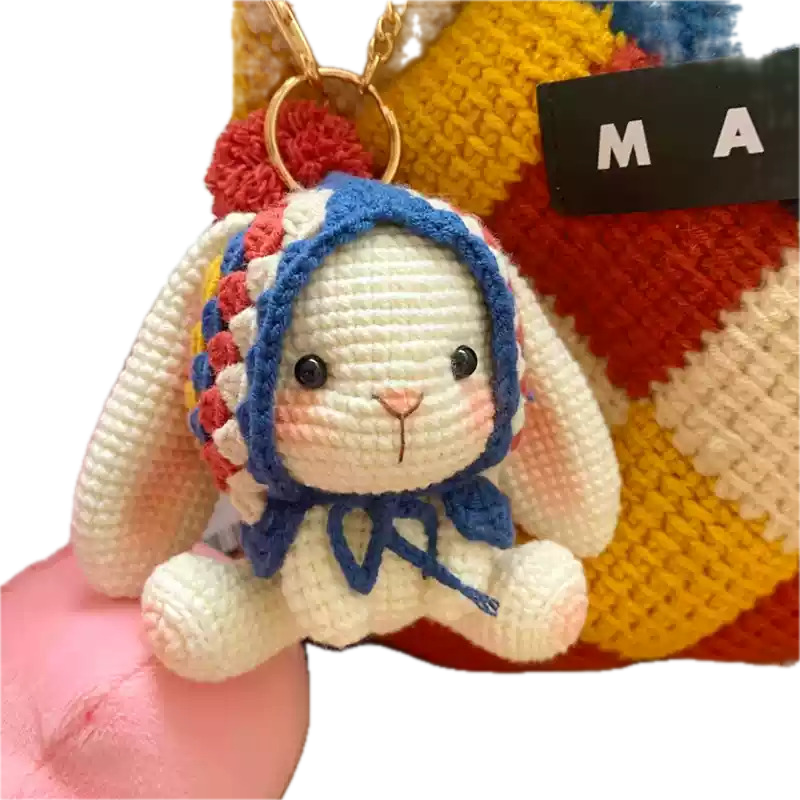 Lop-eared Rabbit Doll | DIY Material Kit | Finished Product | Yarn Casa