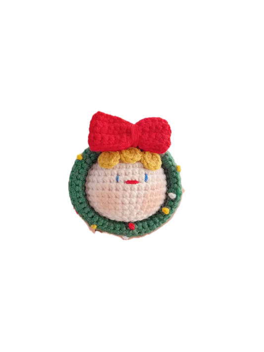 Crochet Wool Christmas Tree Dumpling Doll | DIY Material Kit | Finished Product | Yarn Casa