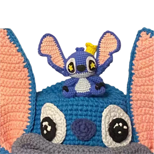 Blue Big Ear Dolls| DIY Material Kit | Handmade Finished Product | Yarn Casa